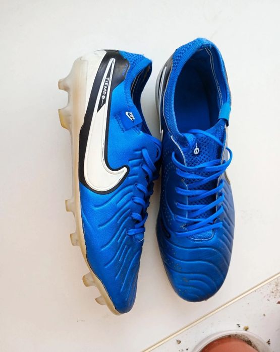 Nike Tiempo Legend 10 Elite FG - Blue/White (Model Profesional)