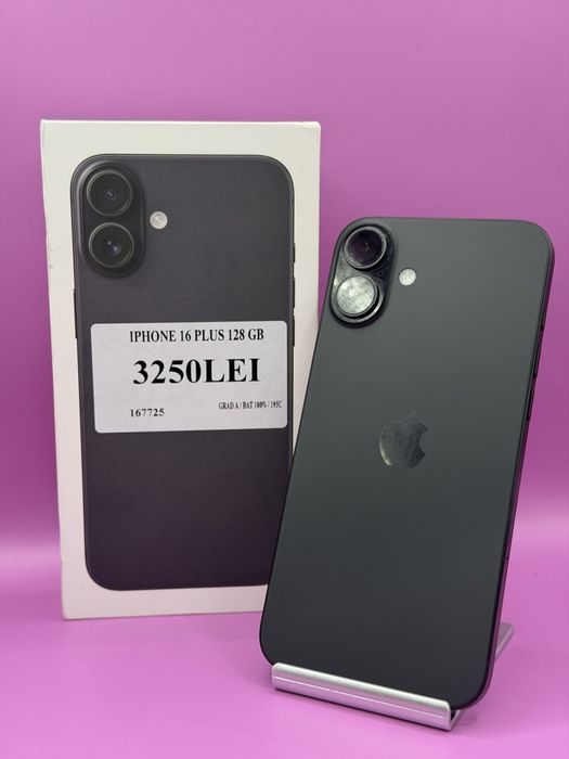 Iphone 16 PLUS 128GB •Matei Amanet Margeanului•1677