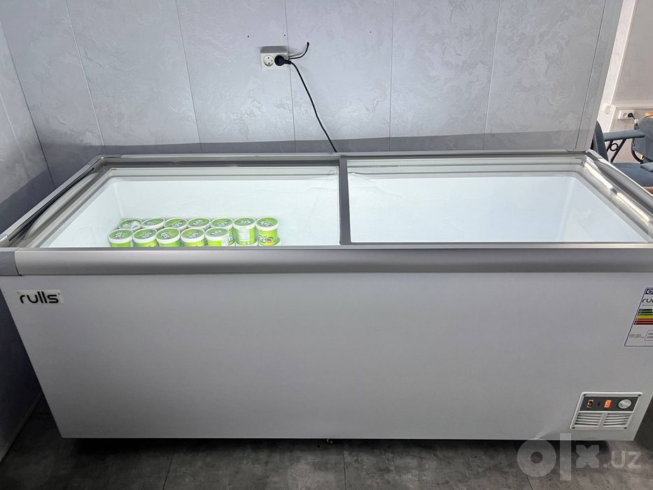 Морозильный ларь RULLS 720л, 195×65см — почти новый