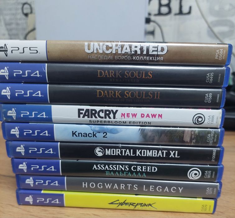 Продам  игровые диски для пс4 и пс5