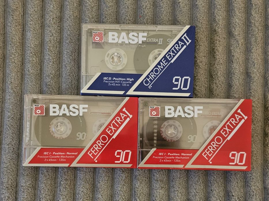 3 Casete Audio BASF EXTRA