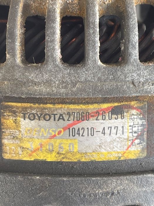 Alternator LEXUS IS II Saloon GSE2_, ALE2_, USE2_ 2005 - 2013 2.2 220d