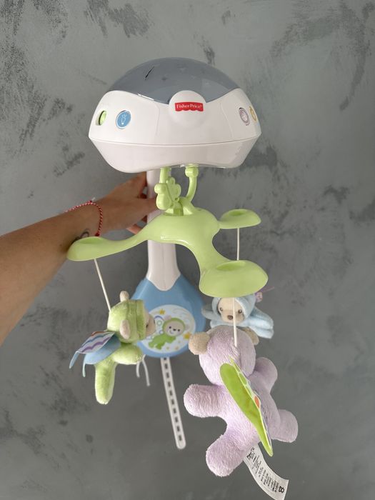 Музикална въртележка-проектор 3в1 Fisher Price