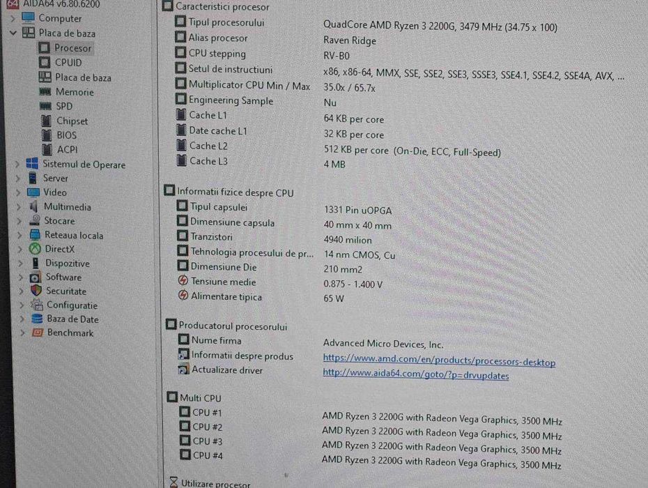 AMD Ryzen 3 2200G