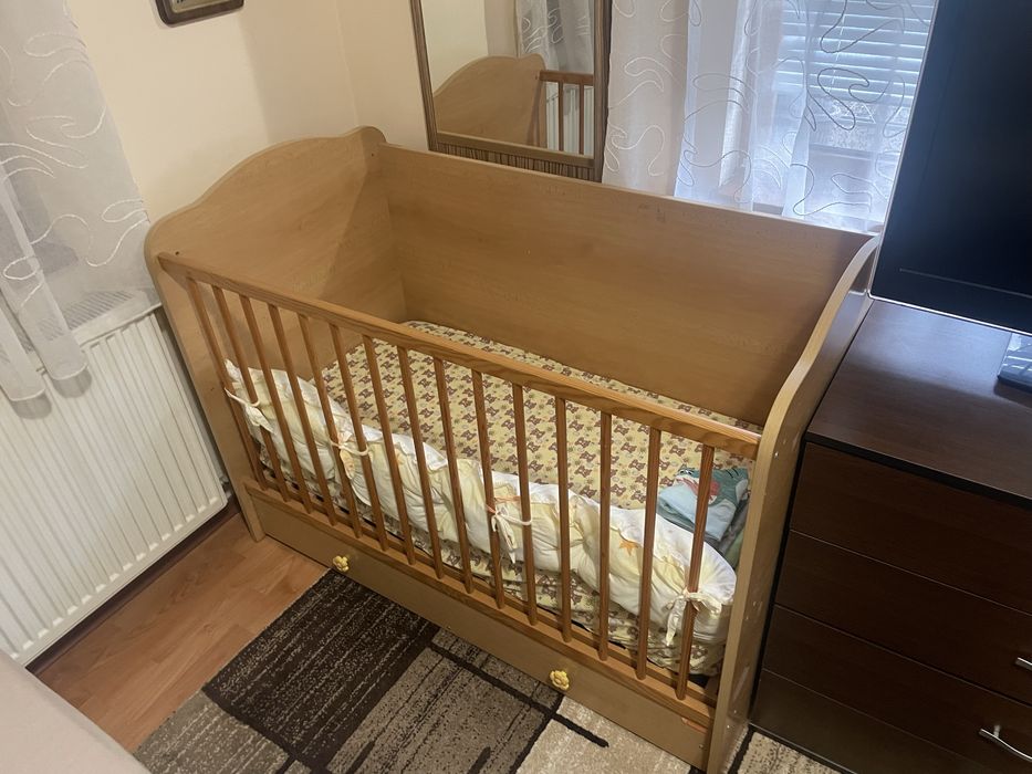 Детско легло кошара с едно чекмедже