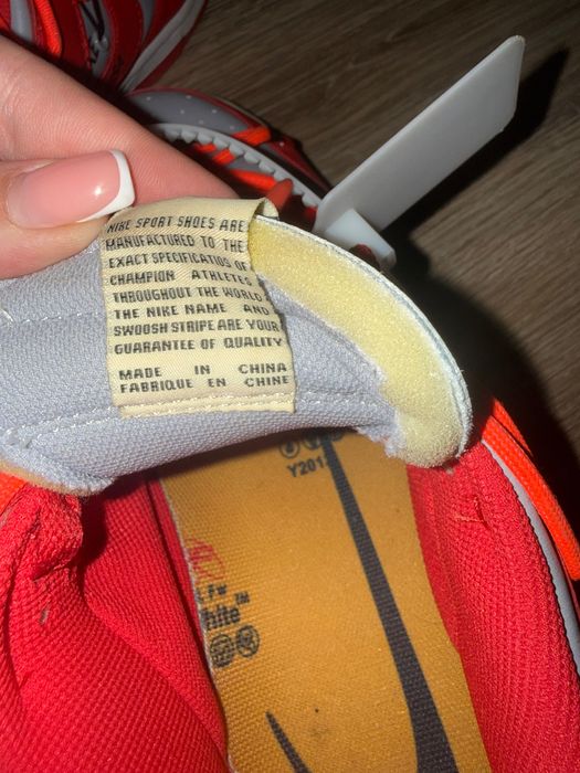 маратонки Nike Dunk Low Off-White University Red