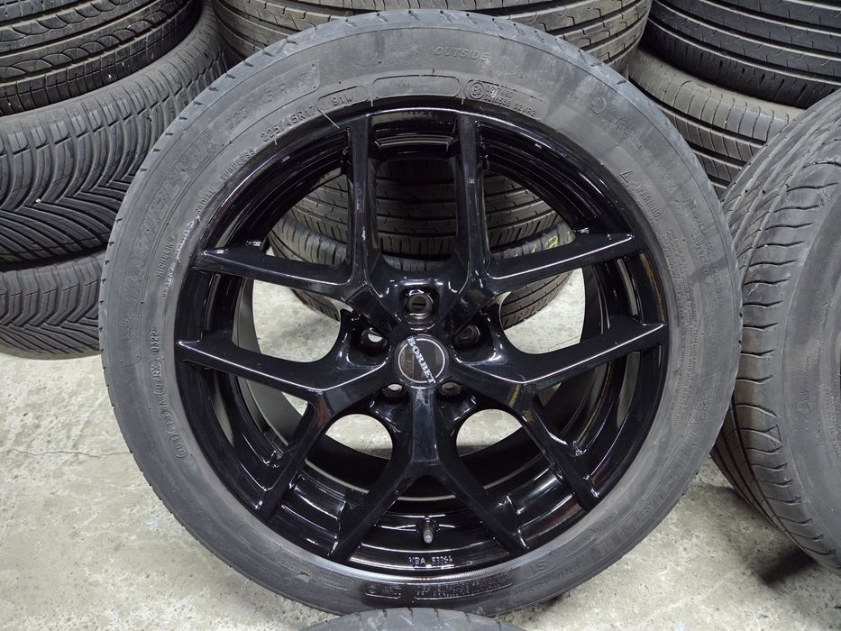 Set Jante Aliaj Borbet 5x100 pe 17 Audi Skoda VW