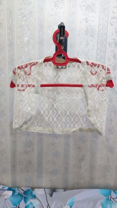 Ажурная женская накидка 2шт 40р.46р.