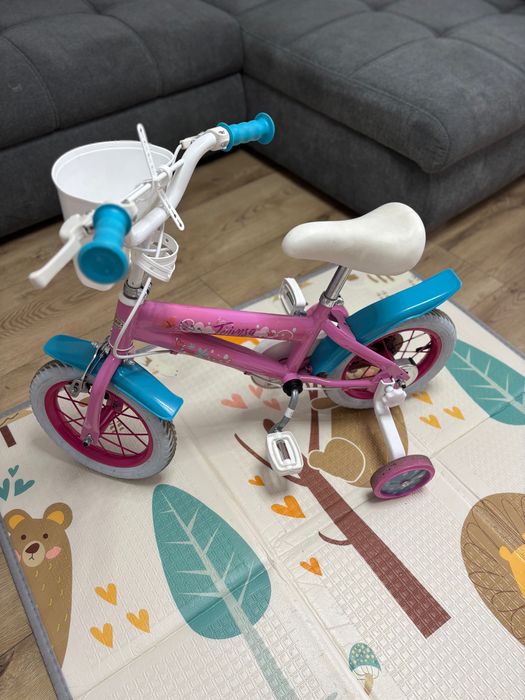 Bicicletă copii roți ajutătoare