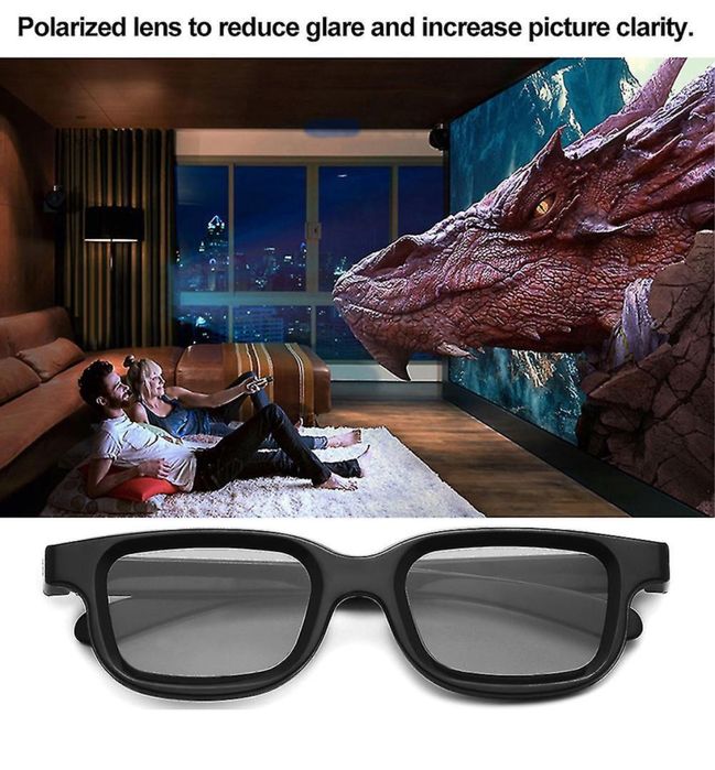 Ochelari pasivi 3d pentru 3d TV Real 3d Cinemas sau pentru jocuri 3d