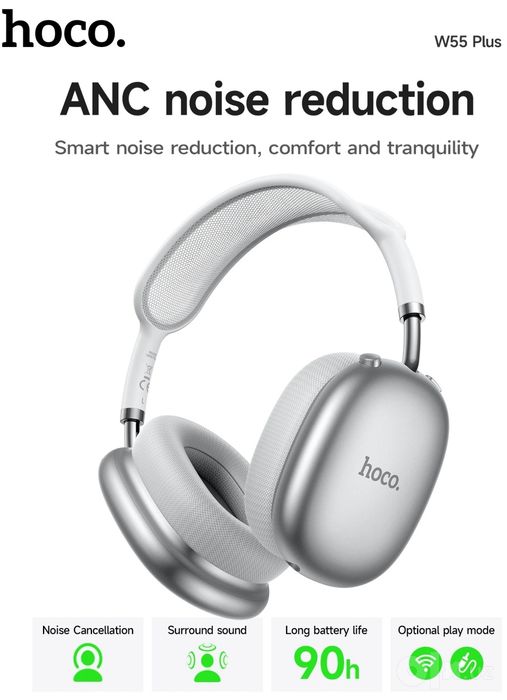Hoco w 55 smart  sifatli headphone