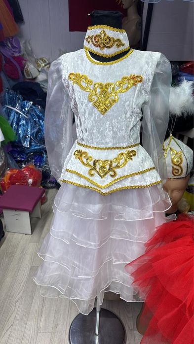 Казахские национальные платья для девочек