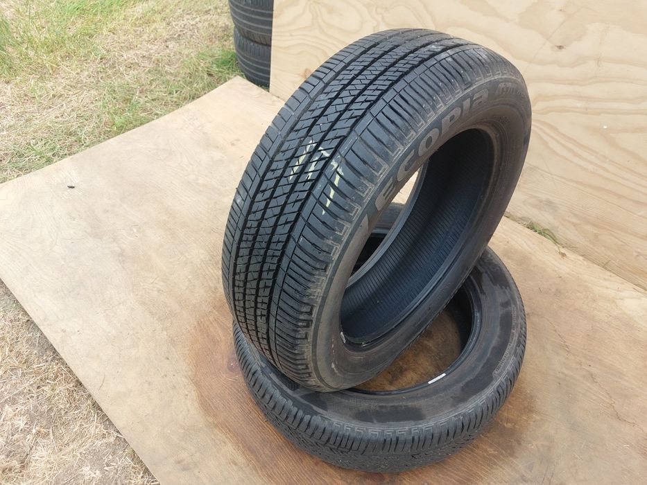 125 lei bucata! Doua anvelope de vara 235 55 r18 Bridgestone Ecopia