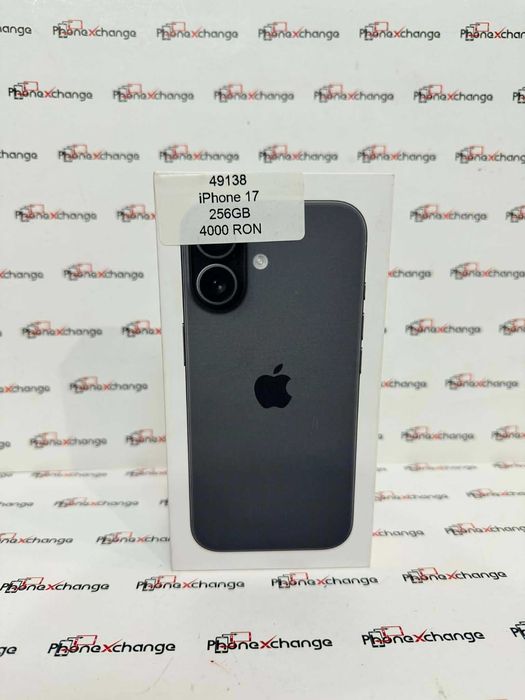 iPhone 17 Black Neverlocked 256GB Sigilat   49138