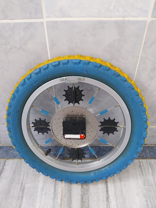 Ceas Hand  Made roată bicicletă