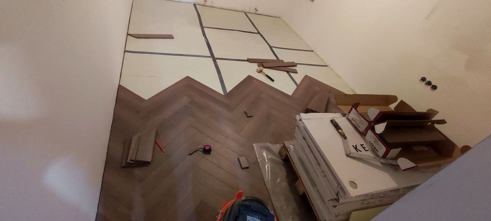 Монтаж ламината.