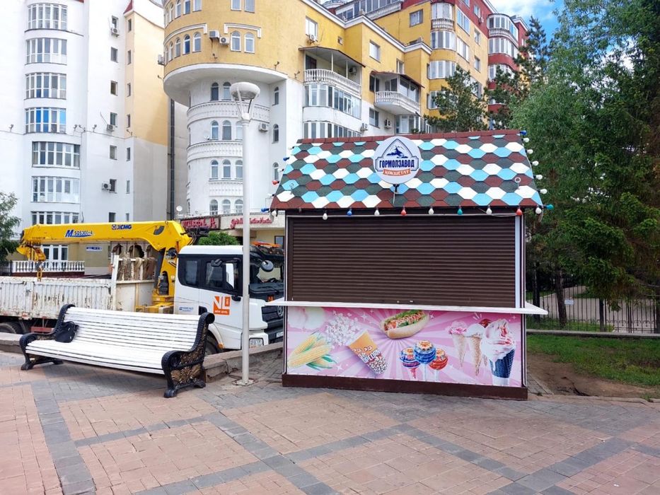 Готовый киоск под общепит