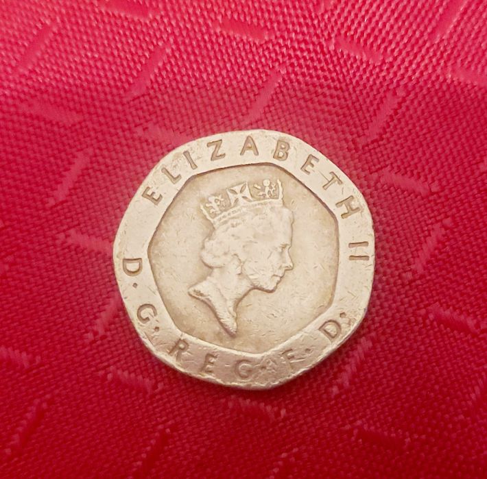 Moneda 20 pence Elizabeth II
