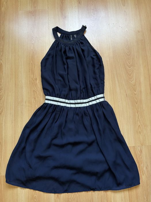 Тъмно синя  рокля Mango