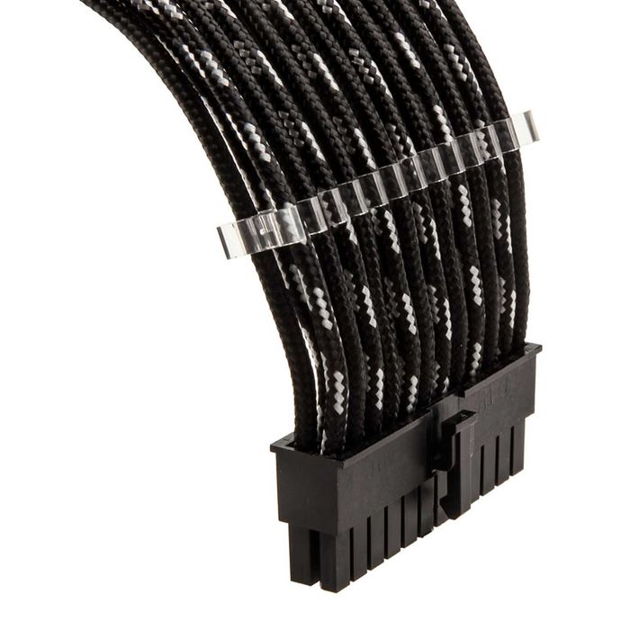 Комплект плетени кабели за захранване Черни Червени Бели или Сини