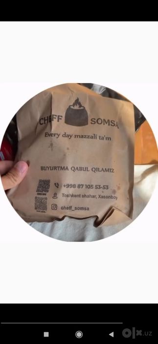CHEF_SOMSA — Issiq va Mazali Tandir Somsalari! (Dostavka Bepul)