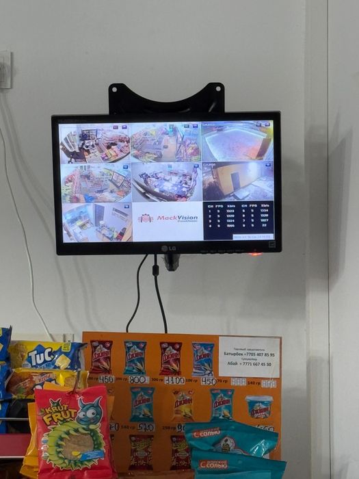 Установка видеонаблюдение