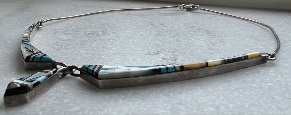 Colier navajo argint Tommy Jackson Bucuresti Sectorul •