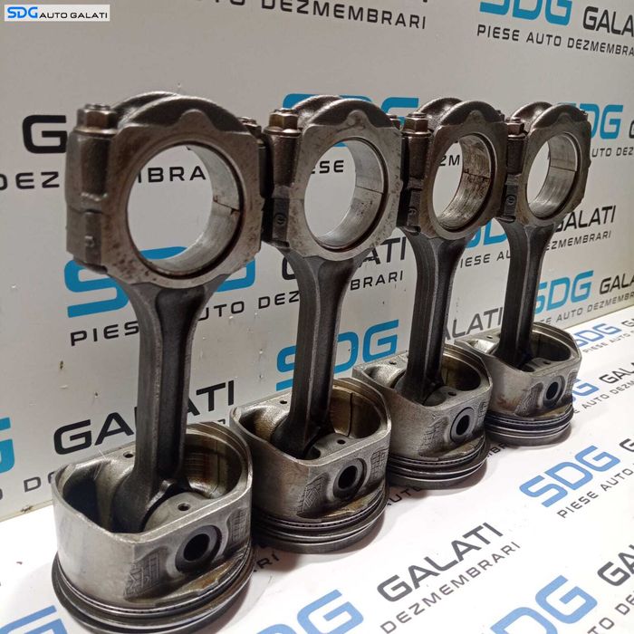Set Piston Pistoane cu Biela Biele Renault Scenic 1 1.6 B 1997 - 2003 [X1122] [X1123]