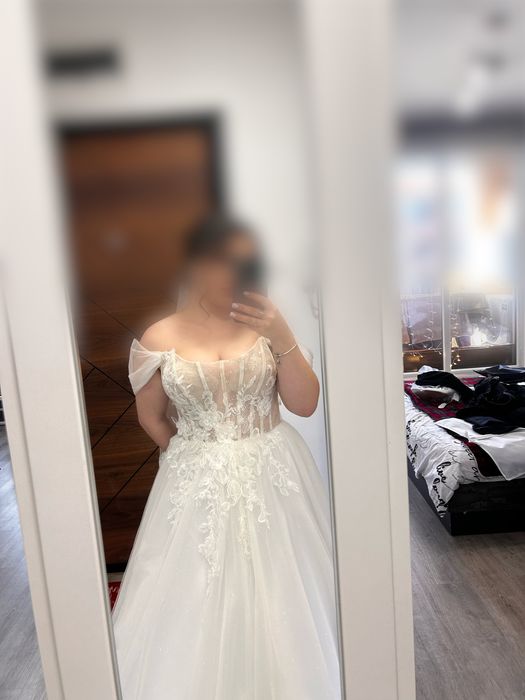 Булчинска рокля + кринолин