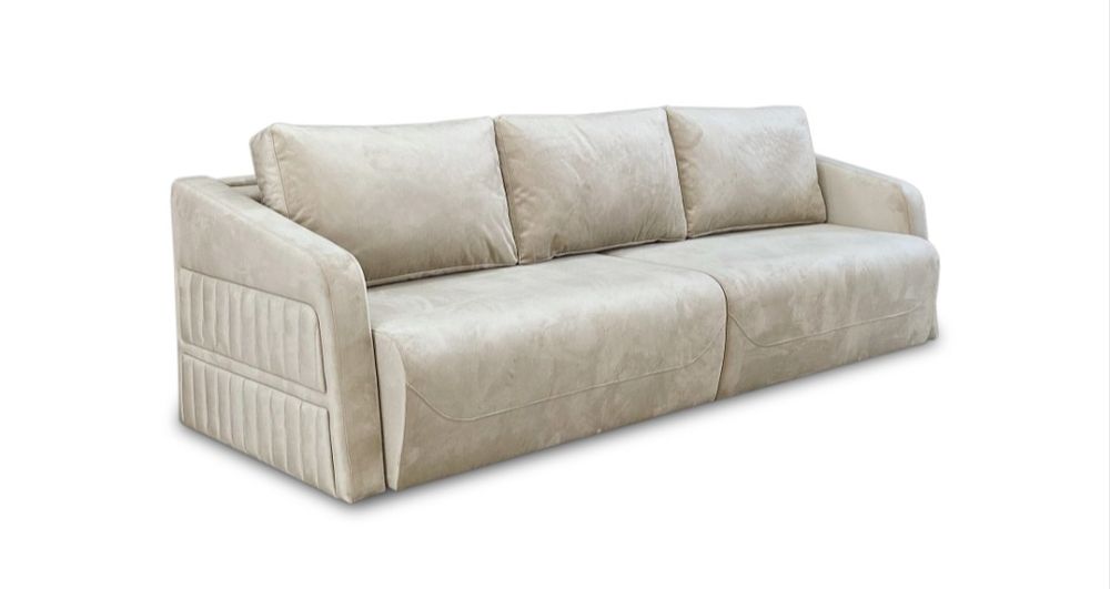 *НОВ* Разтегателен диван, плюш, голям диван, мека мебел