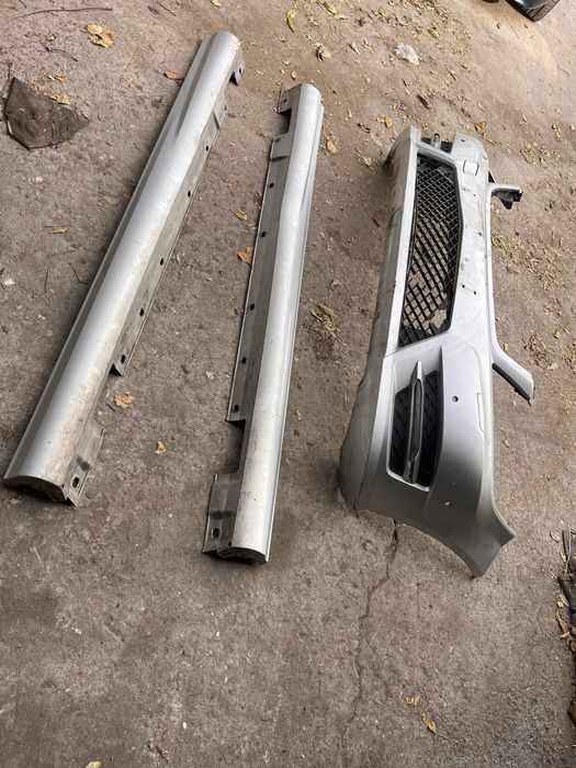 Предна броня и праг Mercedes C W204 AMG Facelift - Оригинална.