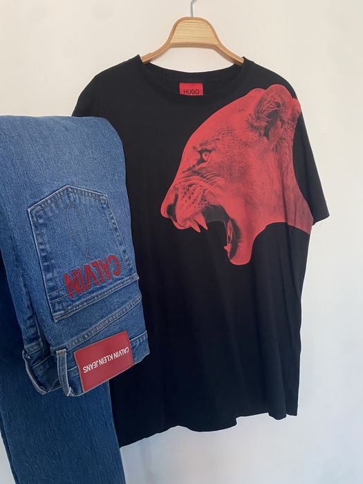 Сет мъжки дънки и тениска HUGO CALVIN KLEIN