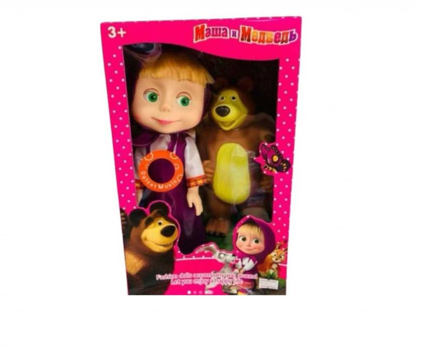 Детска кукла Маша и мечока