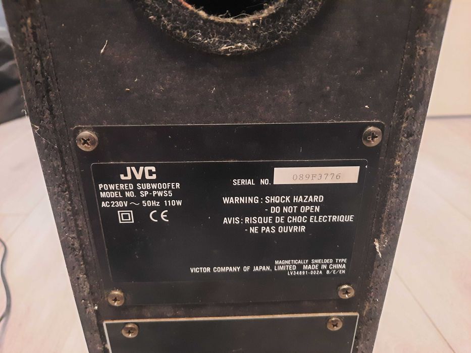 Vand Subwoofer Jvc