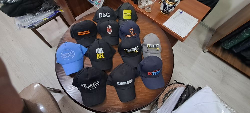 Кепки + вышивка на кепки по низким ценам от производителя