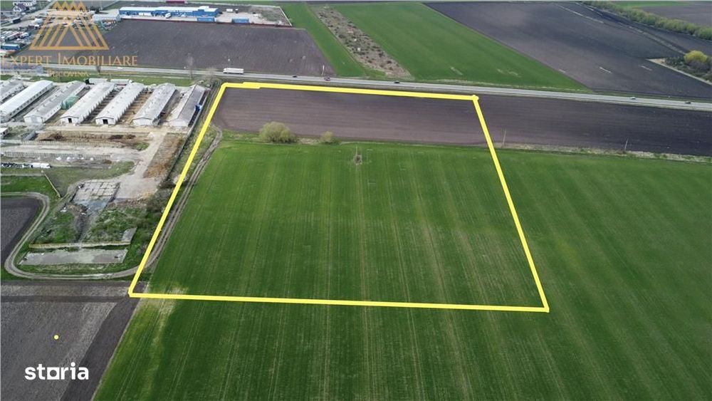 Teren 4Ha la Dn17 deschidere 200m