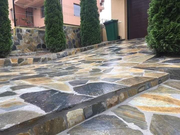 Vand și montez piatra naturala de munte