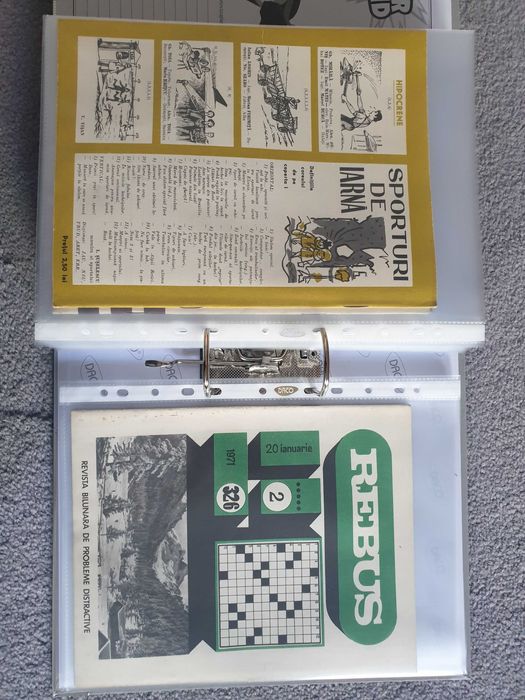 Vand colectie mare revista "Rebus" 1962 - 1973 - 223 numere