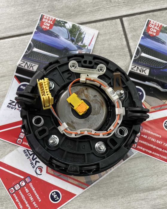 Mercedes Benz S C E w223 w206 w213 kit airbag AMG piele - set centuri