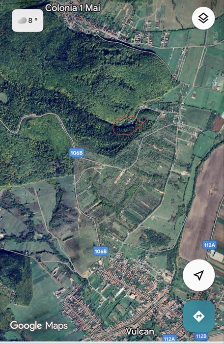 Vand teren extravilan zona usor accesibila zona Colonia Mina 1 Mai