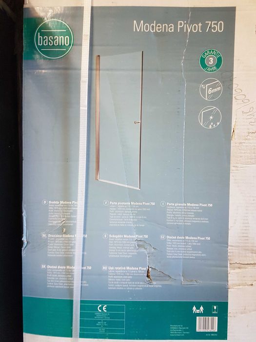 Uși/pereti/paravane, cabine de duș Walk In, sticlă securizată, 6/8 mm