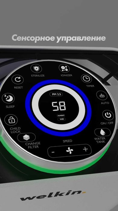 Premium Очиститель+ Увлажнитель воздуха Welkin К- 08A / Гарантия