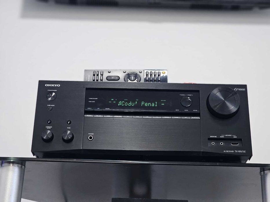 Receiver 7.2 Onkyo TX-NR676E Bluetooth/Wi-fi/Airplay/Spotify