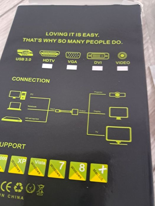 Конвертер (или адаптер) USB 3.0 на HDMI.