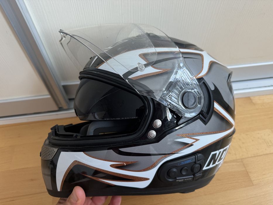 Casca moto 56 Nolan ncom intercom sistem comunicare inclus motocicleta