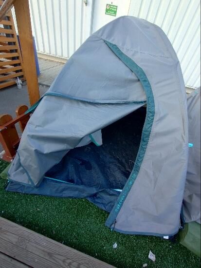Cort de camping 2 locuri, Mh100 - No Size - produs resigilat Decathlon