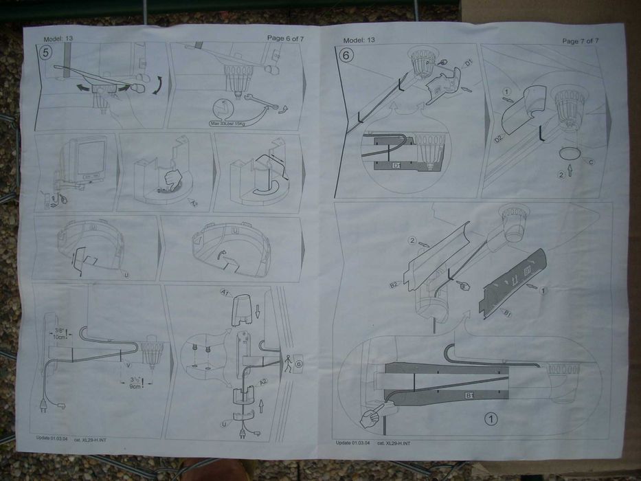 Suport de Televizor Mural Orientabil, cu minim 4 Grade de Libertate-M2