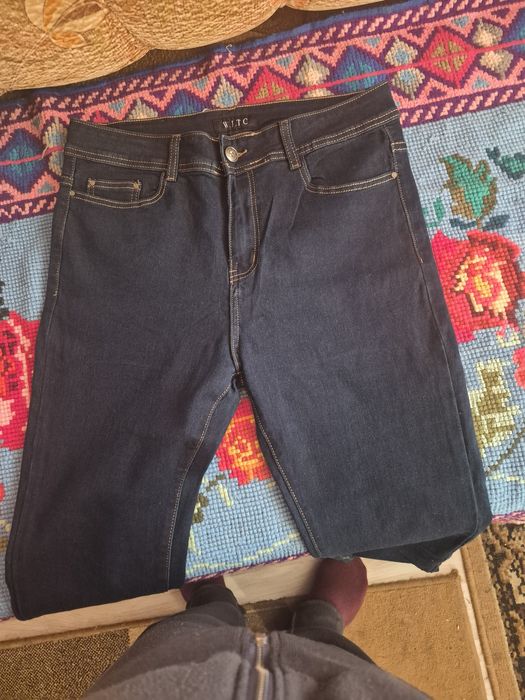 Blugi de dama albastri-indigo