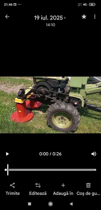 Cositoare pentru motocultoare Zubr