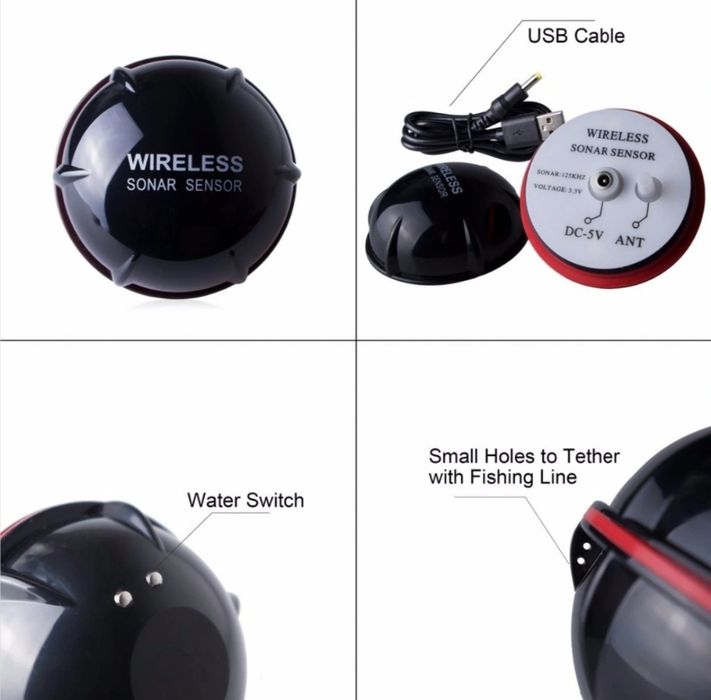 Сонар за риболов Безжичен сонар Сонар за риболов Ехолот fish finder